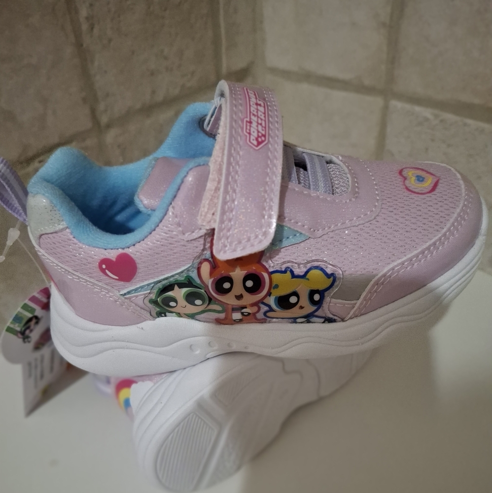 The Powerpuff Girls Toddler Lightup Pink Shoes Size 8 NEW